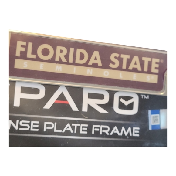 NEW NCAA Florida State Seminoles 12 x 6 Chrome License Plate Frame FSU Gift - Picture 5 of 9